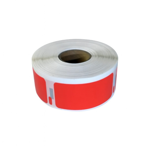 Etichette compatibili con Dymo 11352, rosse, 25 x 54 mm, 500 etichette