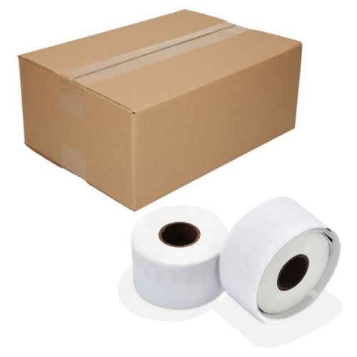 10 rotoli di etichette compatibili con Dymo 99018, 38 x 190 mm, 110 etichette