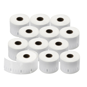 Etichette compatibili rimovibili Dymo 2093095, 57 x 32 mm, 12 confezioni da 1000 etichette