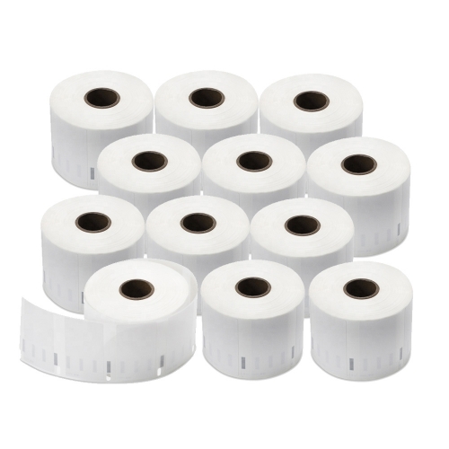 Etichette compatibili rimovibili Dymo 2093095, 57 x 32 mm, 12 confezioni da 1000 etichette