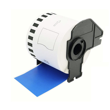 Etichette compatibili Brother DK-22205, blu