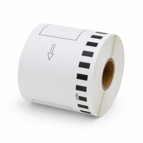 Etichette compatibili con Brother DK-22205 senza supporto, 62 mm x 30,48 m