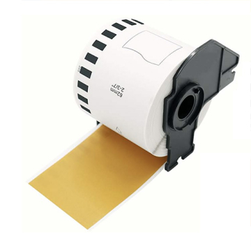 Etichette compatibili Brother DK-22205 color oro