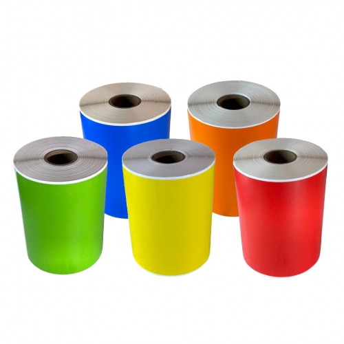 Confezione di etichette compatibili con Dymo S0904980 4XL, arcobaleno, 104 x 159 mm, 5 confezioni da 220 etichette.