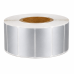 Etichette compatibili con Zebra, argento, 51 x 25 mm, plastica, 2580 etichette, stampa a trasferimento termico