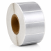 Etichette compatibili con Zebra, argento, 51 x 25 mm, plastica, 2580 etichette, stampa a trasferimento termico