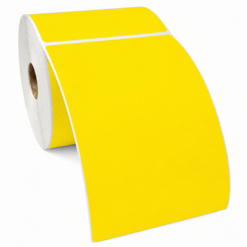 Etichette compatibili con Zebra gialle, 102 x 210 mm, 810 etichette